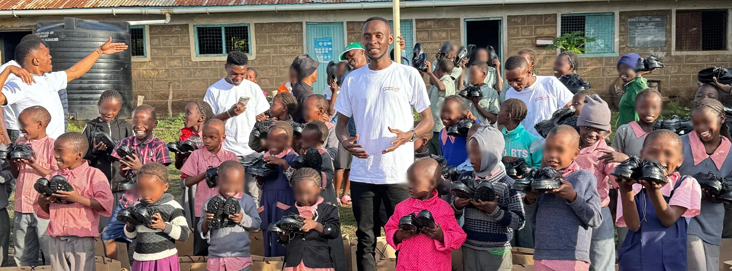 Shoes for Smiles Campaign by the best car hire company in nairobi, east africa and kenya Jeyval Company Limited 5
